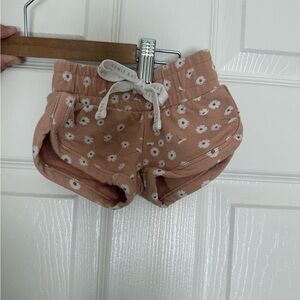 Jamie Kay Ivy Shorties Daisy Pink Peach Floral Kids Shorts